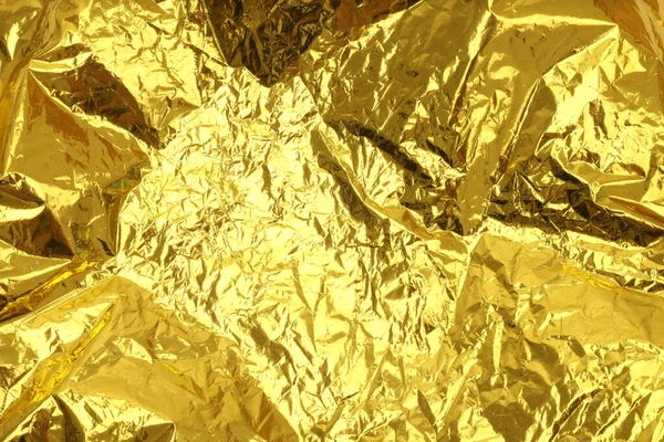 Gold Bronze Crumble Glitter Foil Abstract Glow Texture Copy Space — Fotografia de Stock
