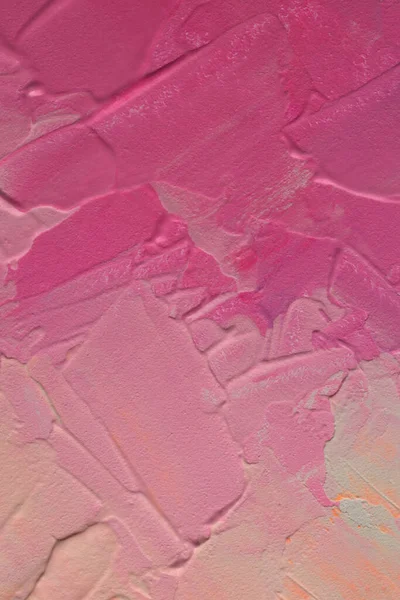 Stucco Oil Acrylic Smear Blot Canvas Painting Wall Abstract Texture — Stockfoto