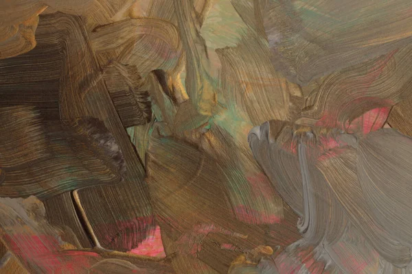 Art Modern Oil Acrylic Smear Blot Canvas Painting Wall Abstract — Stockfoto