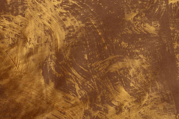 Масло Акриловые Пятна Пятно Холст Покраски Бумаги Абстрактная Текстура Золото — стоковое фото
