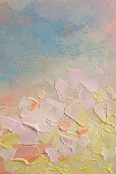 Olej Artystyczny Rozmaz Akrylowy Plama Płócienna Ściana Malarska Streszczenie Tekstury — Zdjęcie stockowe