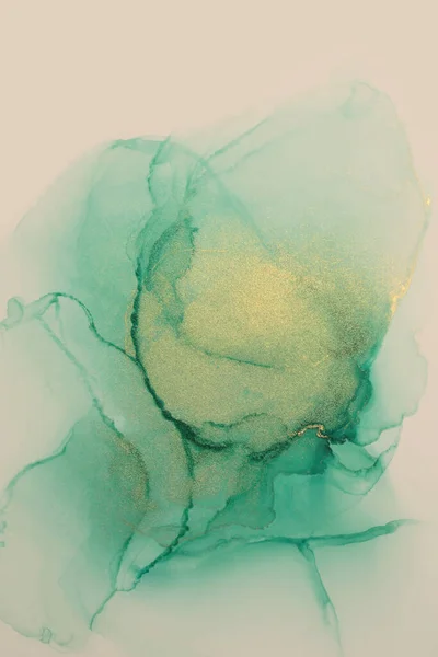 Искусство Абстрактная Акварель Алкогольные Чернила Покраска Потока Мраморный Текстурный Фон — стоковое фото