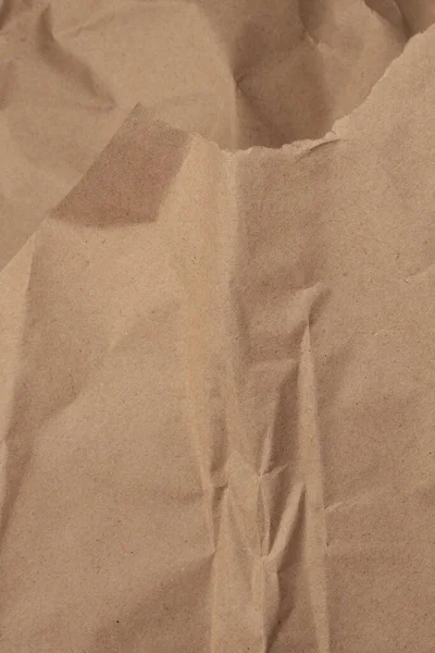 剪贴簿米色皱皱包装旧工艺纸空白纹理复制空间背景 — 图库照片