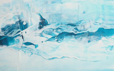 Modern yağlı boya ve akrilik lekeli bez tablo. Renk lekesi fırça darbesi dokusu arkaplanı.