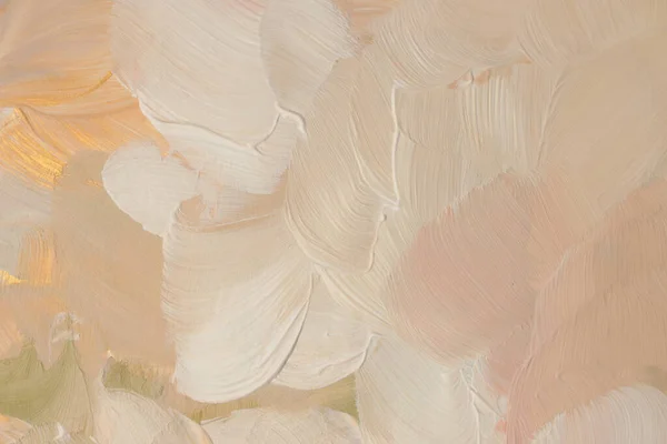 Художественное Масло Акриловое Пятно Холст Стены Живописи Абстрактный Бежевый Розовый — стоковое фото
