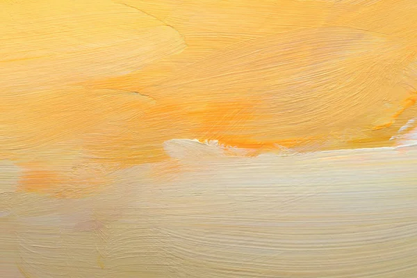 Umělecký Olej Akrylové Skvrny Plátno Malba Stěna Abstraktní Bílá Žlutá — Stock fotografie