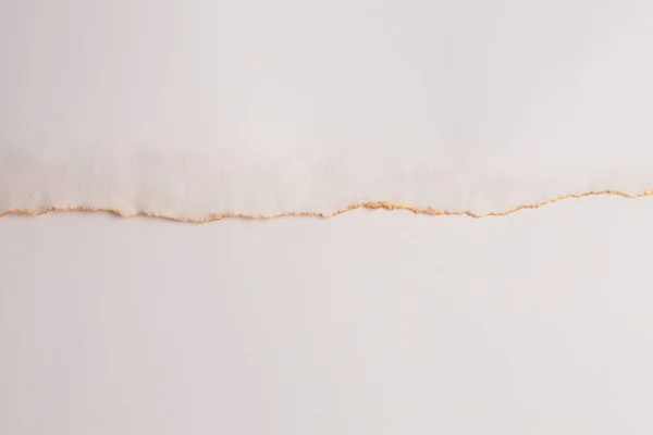 Torn Empty Pieces Texture Paper Gold Line Light Beige Copy — Foto de Stock