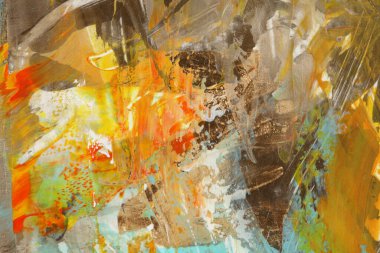 Dokulu yağ ve akrilik leke bezi duvar boyası. Soyut leke fırça darbesi arkaplanı.