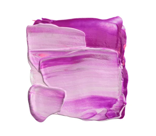 Arte Óleo Acrílico Mancha Blot Pared Pintura Lienzo Color Violeta —  Fotos de Stock