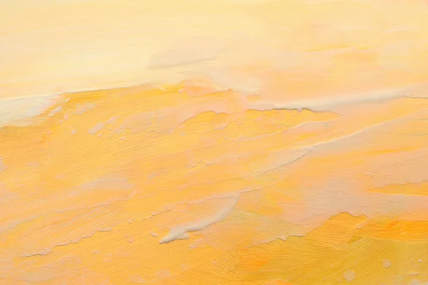 Художественное Масло Акриловое Пятно Холст Стены Живописи Абстрактная Текстура Желтый — стоковое фото
