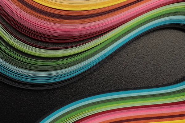 Art Color Proužek Gradient Vlnitý Papír Abstraktní Pozadí Textury — Stock fotografie