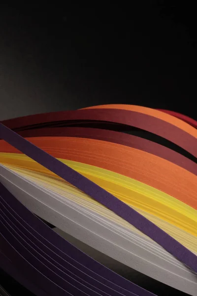 Art Color Strip Gradient Wave Grain Paper Hintergrund Der Abstrakten — Stockfoto