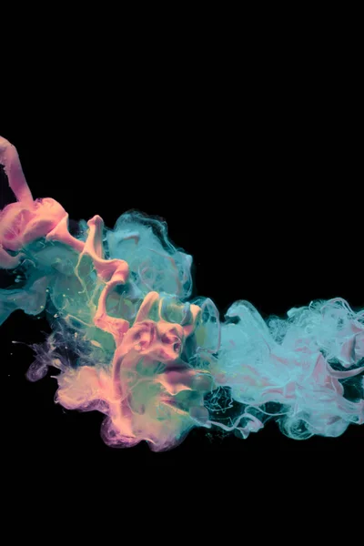 Fundo Abstrato Fumo Tinta Cores Mancha Água — Fotografia de Stock