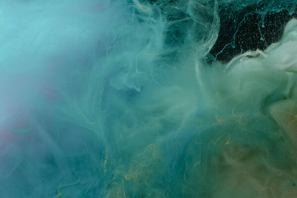 Абстрактный дымовой фон. Цвета чернил в воде.