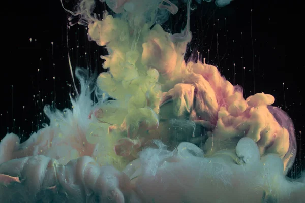 Абстрактный Дымовой Фон Цвета Чернил Воде — стоковое фото