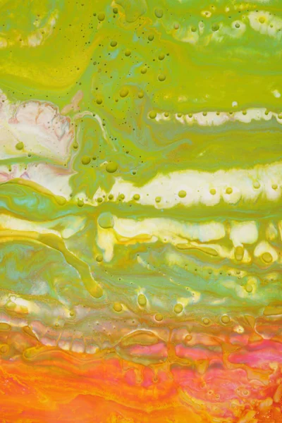 Błony Mydlane Piankowe Abstrakcyjne Tło Marmurowa Faktura Kolory Akrylowe — Zdjęcie stockowe