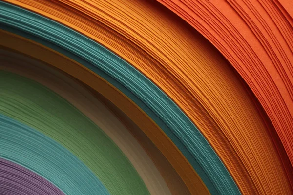カラーストリップ波紙 要旨虹色の質感背景 — ストック写真