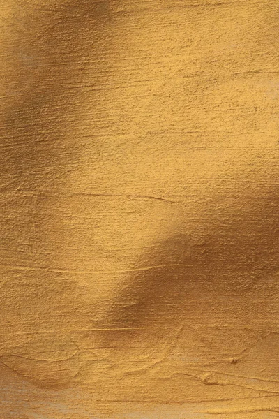 Grunge Gold Bronze Brushstroke Painting Blot Smear Wall Texture Background — Stock Photo, Image