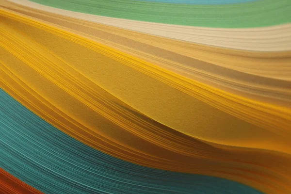 Kleur Strip Curve Golfpapier Abstracte Textuur Achtergrond — Stockfoto