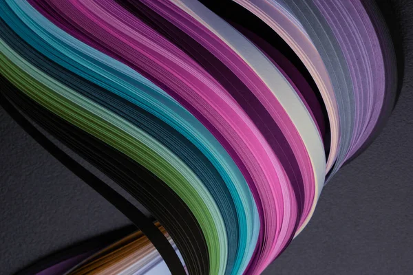 Arte Colore Striscia Gradiente Onda Carta Grano Astratto Sfondo Texture — Foto Stock