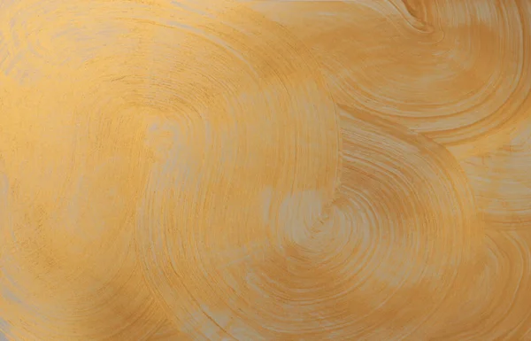 Goldkreis Streifen Linie Malerei Schmieren Schandfleck Leinwand Papier Abstrakte Textur — Stockfoto