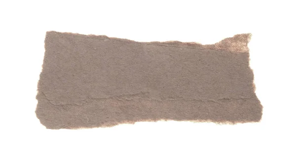 Gescheurde Lege Oude Grunge Stukken Textuur Karton Papier Witte Kopieerruimte — Stockfoto