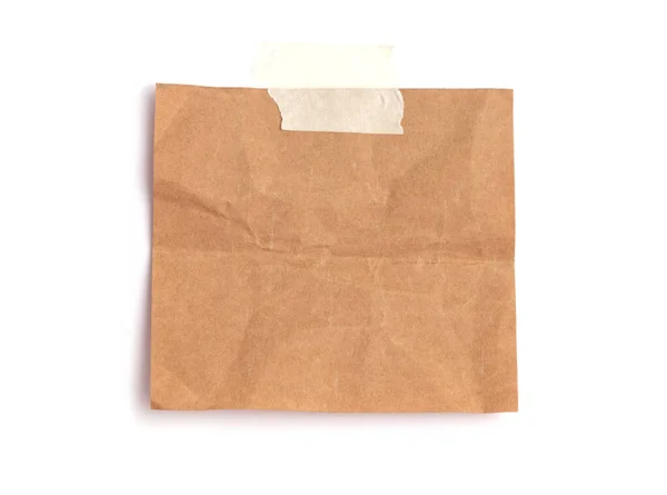 Lege Oude Grunge Stukken Textuur Karton Papier Witte Achtergrond — Stockfoto