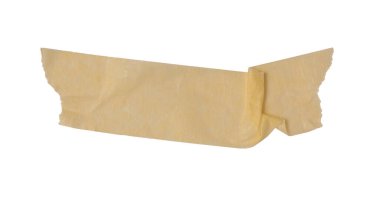 Yapıştırıcı kağıt bant beyaz üzerine izole.