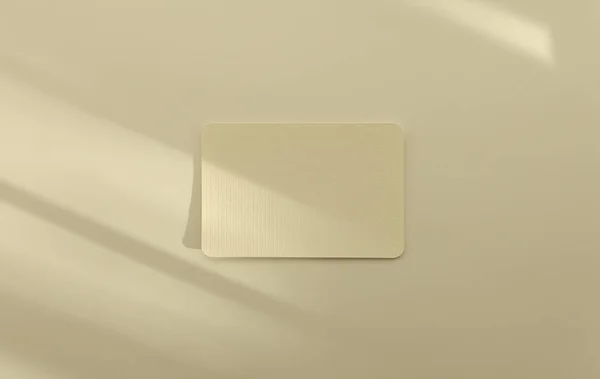 Lege Blanco Textuur Canvas Papieren Kaart Met Kopieerruimte Voor Sms — Stockfoto