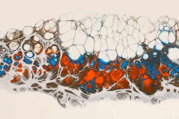 Искусство Абстрактный Поток Акриловой Чернильной Акварельной Мраморной Живописи Цветовая Волна — стоковое фото