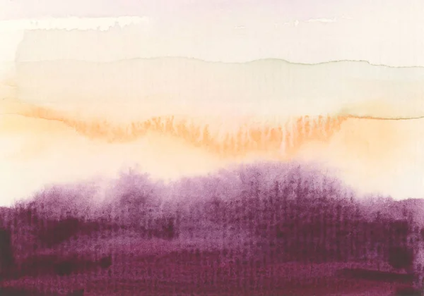 Tusche Aquarell Handgezeichnet Smoke Flow Fleck Fleck Auf Nassem Papier — Stockfoto