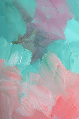 Sanat yağı ve akrilik leke bezi duvar boyası. Soyut doku pastel renk lekesi fırça darbesi dokusu arkaplanı.
