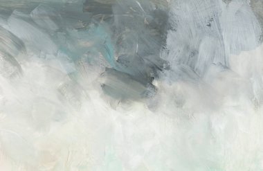 Art Suluboya ve Akrilik el lekeli resim çizdi. Soyut doku nötr pastel renk boyası kopyalama arkaplanı.