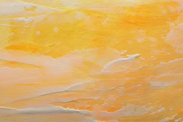 Umělecký Olej Akrylové Skvrny Plátno Malba Stěna Abstraktní Textura Žlutá — Stock fotografie