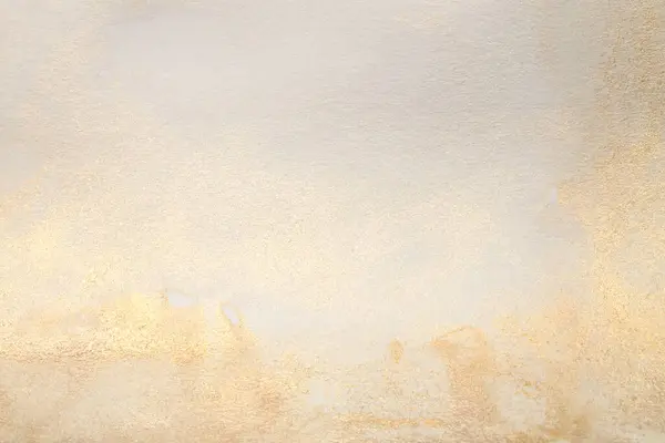 Suluboya Kağıt Tahıl Dokusu Duvar Boyası Soyut Altın Nacre Bej — Stok fotoğraf
