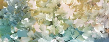 Art Suluboya ve akrilik fırça darbesi lekesi boyama lekesi. Soyut doku renk lekesi yatay uzun duvar arkaplanı.