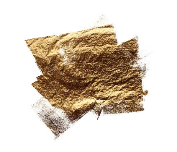 Ouro Grão Bronze Grunge Pintura Mancha Arranhão Textura Pincelada Mancha — Fotografia de Stock
