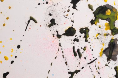 Mürekkep suluboya akış lekesi düşer. Soyut doku grunge leke arkaplanı.