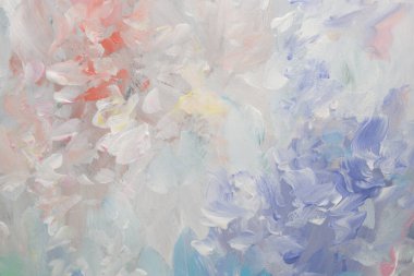 Resimli suluboya ve akrilik lekeli bez kaplama duvar boyası. Soyut doku bej renkli pastel boya lekesi fırça darbesi rahatlama dokusu arka planı.