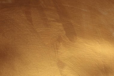 Altın mürekkep lekesi, fırça lekesi, leke, kâğıt leke, duvar deseni arka planda parlıyor..