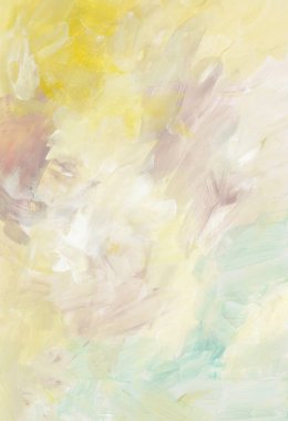 Art Suluboya ve Akrilik el lekeli resim çizdi. Soyut doku nötr pastel renk boyası kopyalama arkaplanı.