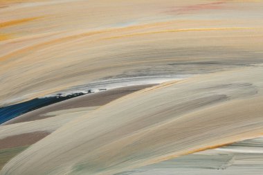 Sanatsal soyut akrilik ve yağlı boya boya bez duvar. Renk rahatlama fırça palet bıçak dokusu arka plan.