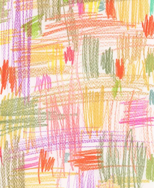 Kézzel Rajzolt Firkálás Vázlat Vonal Kikelés Toll Ceruza Pasztell Művészet Stock Kép