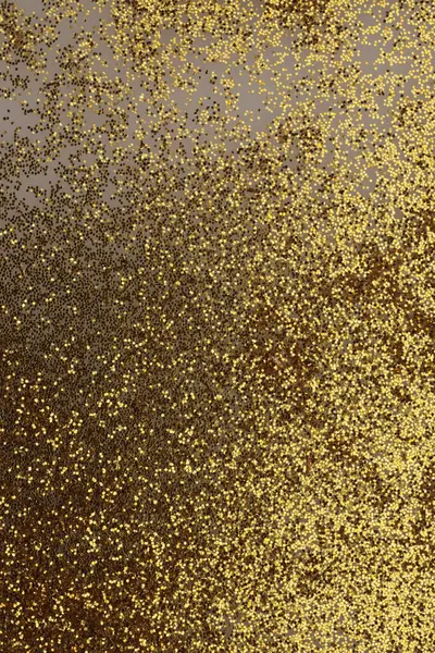 Bronze Dourado Glitter Confetti Pintando Ponto Blot Abstrato Brilho Brilho Fotografia De Stock