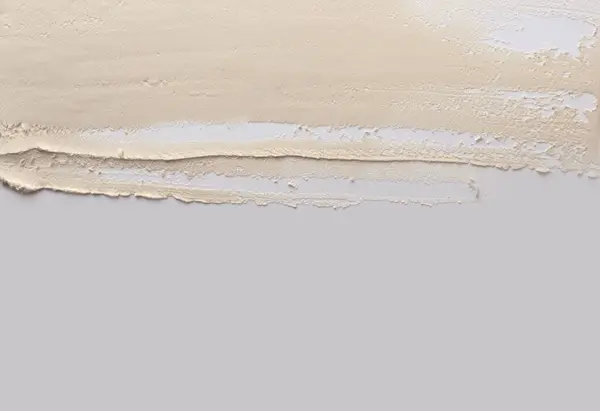 Художня Олія Акрилові Мазки Розмальовують Полотно Ліпниною Абстрактний Білий Бежевий Ліцензійні Стокові Зображення