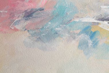 Modern yağ ve akrilik lekeli çiçek boyama duvarı. Soyut doku renk lekesi fırça darbesi arka planı. Çağdaş sanat. Parça.