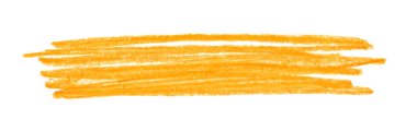 Sarı Turuncu El karalamalı çizim çizgisi yumurtadan çıkıyor. Kalem, kalem, pastel doku beyaz arkaplanda grunge dokusu.