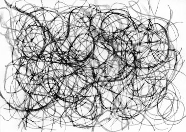 Tasarım elementleri şeklinde elle çizilmiş çizim çizgisi. Beyaz arka planda kalem, pastel sanat grunge doku lekesi.