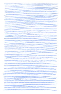 Mavi El karalama çizgisi çiziyor. Kalem, kalem, pastel doku beyaz arkaplanda grunge dokusu.