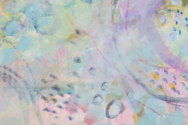Art Watercolor and Acrylic smear brushstroke blot with pastel pencil elements. Abstract texture color stain painting background.